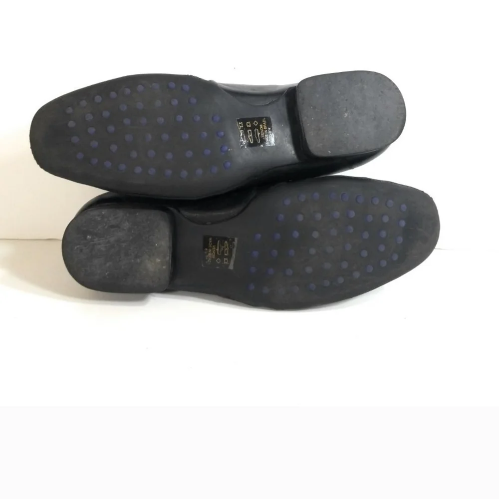 Robert Wayne Classic Black Slip-On Loafers